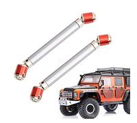 Bnineteenteam Albero di Trasmissione in Metallo da 2 Pezzi, Lunghezza Regolabile per Auto RC Axial SCX10 D90, Struttura in Acciaio Resistente, Ideale per Accessori Cingolati 1/10