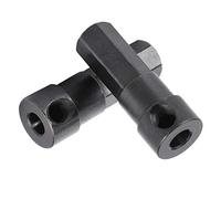 Bnineteenteam Asse Ruota Posteriore RC da 2 Pezzi, Parti di Aggiornamento in Metallo per Auto Telecomandata WPL D12 con stabilità Migliorata e Finitura Lucida