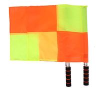 Bnineteenteam Bandiere dell'arbitro del Linesman di Calcio di 2PCS con L'Asta Durevole dell'Acciaio Inossidabile per la Partita di Calcio di Sport di Gioco del Calcio di Hockey