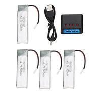 Bnineteenteam Batteria Lipo, Pacchetto Leggero Ai Polimeri di Litio per Elicottero per Auto RC, Kit Telecomando Piccolo da 500 MAh 3,7 V