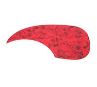 Bnineteenteam Battipenna per Chitarra, Protezione Colorata Tartaruga Rossa Resistente Ai Graffi in PVC per Chitarra Folk da 38 a 41 Pollici, Installazione Facile e Protezione Leggera (#2)