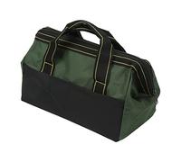 Bnineteenteam Borsa per il Trasporto degli Attrezzi Borsa per Attrezzi Portatile Resistente All'acqua, a Bocca Larga 16 Pollici, per la Casa e il Posto di Lavoro (GREEN)