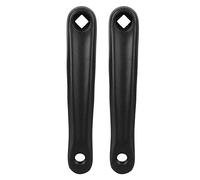 Bnineteenteam Bracci della manovella della Bici, Braccio della manovella della Bicicletta Quadrato Orizzontale, Foro del Diamante Resistente Foro Quadrato per Il Motore di azionamento Nero