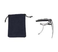 Bnineteenteam Capotasto per Chitarra, Lega di Zinco con Cuscinetto Antiscivolo, Uso con una Sola Mano, Perfetto per Chitarre Classiche Acustiche e Ukulele (BLACK)