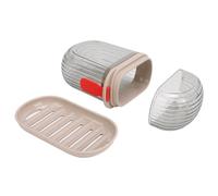 Bnineteenteam Casse di Sapone da Viaggio a Prova di Perdite e Facili da Pulire, Eccellente di Drenaggio, Design Elegante e Spazioso per Docce, Palestra, Campeggio, Materiale Premium e Durevole, (#1)