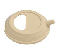 Bnineteenteam Coperchio di Silicone Alimentare, Coperchio per Campeggio Compatto, compatibilità a Tazza, Beccuccio Versato Aerodinamico, Resiste a 230 ° C/446 ° F Tempe Bolli (Colore kaki)