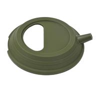 Bnineteenteam Coperchio di Silicone Alimentare, Coperchio per Campeggio Compatto, compatibilità a Tazza, Beccuccio Versato Aerodinamico, Resiste a 230 ° C/446 ° F Tempe Bolli (OD Green)
