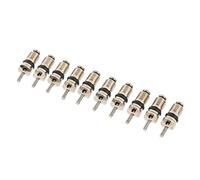 Bnineteenteam Core di Valvola di Condizionamento dell'Aria 50pcs, compatibilità Universale, Pacchetto di Valore di 50, Costruzione in Rame Durevole, Facile Installazione, Sigillo Ad Alte