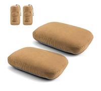 Bnineteenteam Cuscino da Campeggio, Memory Foam con Morbido Rimbalzo Lento, 2 Cuscini da Viaggio con Supporto per il Collo per Campeggio e Viaggi all'aperto (2PCS)