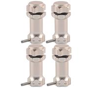 Bnineteenteam Distanziatore Ruota in Alluminio RC da 4 Pezzi da 17 Mm, Adattatore di Estensione Durevole, Perfetto per Auto Modello RC con Rapporto 1:8 con Prestazioni Stabili (Ti colore)