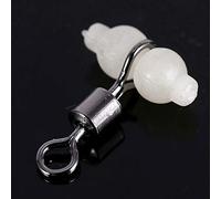 Bnineteenteam Girelle Rotanti da Pesca Luminose Connettore Corpo in Rame per Attrezzatura Rotazione Regolare 30 Pezzi Accessori per la Pesca con Esca 2# 4# (4#)