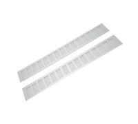Bnineteenteam Griglia Rettangolare in Lega di Ventilazione Rettangolare Aria Superficie Liscia Adatta per il Coperchio Dell'impresa per Armadio, Facile Installazione, Adatto per e (80 * 600mm)