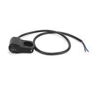 Bnineteenteam Kill Switch per Manubrio in Lega di Alluminio da 7/8 Pollici con Indicatore LED per Moto ATV, Pulsante di Accensione/spegnimento Facile da Installare per Fendinebbia, Nero