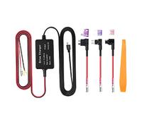 Bnineteenteam Kit di Cablaggio Dashcam, Adattatore Mini USB, 12v - 30v a 5 V, con Lunghezza del Cavo di Riduzione della Tensione di 3,2 M, per Registratore di Auto, Camma Specchio, GPS