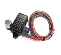 Bnineteenteam Kit di Protezione Elettrica per Cablaggio Durevole a 14 Circuiti per Cablaggio Hot Rod, Connessione Stabile per Auto D'epoca
