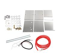 Bnineteenteam Kit di Riposizionamento Universale per Scatola Batteria, Resistente, Facile Installare, Adatto Migliore stabilità del Veicolo, Acciaio Inossidabile per Bauli di Camion