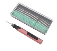 Bnineteenteam Kit di Strumenti Incisivi Senza Filo con Impostazioni a 3 velocità, Set di Accessori a 30 Pezzi per Incisione Elettrica Ricaricabile per il Crafting Fai-da-te, Ideale per il Vetro di