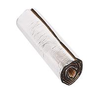 Bnineteenteam Materiale Fonoassorbente per Auto, Materiale Fonoassorbente 200x50 Cm, Tappetino in Schiuma Isolante Termico per Auto, Spessore 10 Mm, Argento, per Parete Refrattaria del