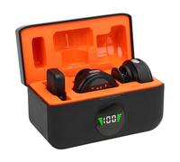 Bnineteenteam Microfono Lavalier Wireless, Cancellazione del Rumore MIC MIC 30M Range 6H Batteria, Plug & Play 2 Secondi Abbinamento, Ideale per Laptop e Fotocamera con Monitoraggio Audio in Tempo