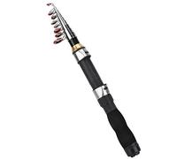Bnineteenteam Mini Canna da Pesca, Piccola Canna da Mare Portatile Corta Asta Antiscivolo 1 m-2, Canna da Pesca nel Ghiaccio Canna da Pesca Mini Attrezzi da Pesca in Mare