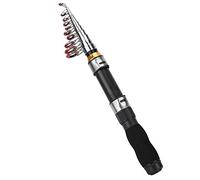 Bnineteenteam Mini Canna da Pesca, Piccola Canna da Mare Portatile Corta Asta Antiscivolo 1 m-2, Canna da Pesca nel Ghiaccio Canna da Pesca Mini Attrezzi da Pesca in Mare