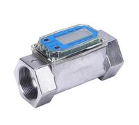 Bnineteenteam Misuratore di Portata Digitale a Turbina in Metallo Ad Alta Precisione, Multifunzionale per le Industrie Dell'acqua, del Gas, del Petrolio e della Benzina (45 mm)