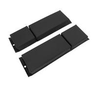 Bnineteenteam Paraurti per Barca da 2 Pezzi, Parafango Contorno Nero da 24" X 6,5" con Corde Elastiche, per Pontoni, Moto d'Acqua, Piccole Imbarcazioni sotto i 25 Piedi