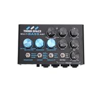 Bnineteenteam Pedale per Effetti per Basso, Struttura in Metallo con Tecnologia a Segnale Parallelo, EQ a Tre Bande e Doppi Loop FX per Performance Dal Vivo e Registrazione