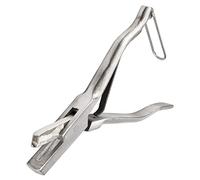 Bnineteenteam Pinza per Etichette Auricolari, Strumento per Intagliare le Orecchie del Bestiame in Acciaio Inossidabile per Bovini e Ovini, Aiuta a Contrassegnare in Modo Efficiente gli Animali con