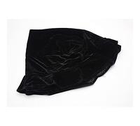 Bnineteenteam Pleuche anti-polvere Fodera per sedia Sgabello Coprisedili Panca per pianoforte Protezione per fodera pieghettata per pianoforte(Nero)