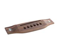 Bnineteenteam Ponte per Chitarra, Ponte Sostitutivo in Palissandro per Chitarra, Design Durevole Preforato, Facile Installazione per la Manutenzione della Folk