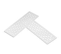 Bnineteenteam Scala per Sabbia per Auto RC, 2 Pezzi, Piastra di Recupero in Alluminio Leggero per Cingolati CC01 D90 D110 TF2-4 (BLUE)