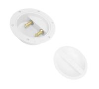 Bnineteenteam Scatola di Giunzione Pesca Elettrica Bianca, Impermeabile, Facile Installazione per Attrezzatura Pesca (Scatola di giunzione singola)