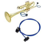 Bnineteenteam Set di 4 Strumenti per la Pulizia della Tromba con bocchino per Tromba bocchino per Chiavi per bocchino in Tromba