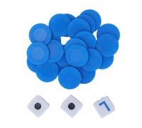 Bnineteenteam Set di Giochi per Feste di Dadi Set di Dadi per le Feste di Giochi a Sinistro, Adatto per e Regali, Costruzione in Plastica Durevole per Divertimento di Lunga Durata e Design Portatile
