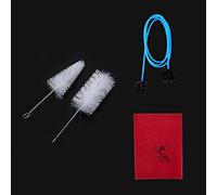 Bnineteenteam Set di spazzole per la Pulizia della Tromba, Spazzola per bocchino, Spazzola per valvole, Spazzola Flessibile e Accessori per la Manutenzione del Panno per la Pulizia