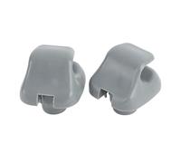 Bnineteenteam Si Adatta alla Clamp/Holder di Fissaggio Dell'aletta Parasole. Ganci per Visiera Interna per Impieghi Gravosi per 2003-2005, Confezione 2, Grigio