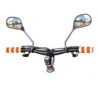 Bnineteenteam Specchietto retrovisore Regolabile per Mountain Bike Sinistro e Destro Regolazione specchietti retrovisori Bicicletta Accessori per la modifica della bicicletta elettrica