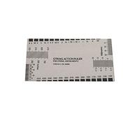 Bnineteenteam Strumento per misuratore di Corde per Chitarra, misuratore di Righello per Azione con Corde Standard di Misura con Protezioni per Tasti per Chitarra elettrica, Basso Acustico e liutaio