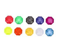 Bnineteenteam Topper per Interruttore a Pedale per Effetto Chitarra, 10 Pezzi, Cappucci Antiscivolo con Superficie Strutturata per Pedaliera per Chitarra, Protegge gli Interruttori Originali per gli