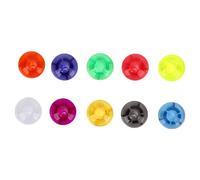 Bnineteenteam Topper per Interruttore a Pedale per Effetto Chitarra, 10 Pezzi, Cappucci Antiscivolo con Superficie Strutturata per Pedaliera per Chitarra, Protegge gli Interruttori Originali per gli