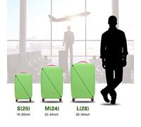 Bnineteenteam Viaggio -Protezione di Bagagli Tastici Contro Sporco e Graffi per 18-20 Pollici (M)