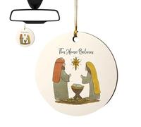 bnjlSDATwr Decorazioni, Presepe da Interno, addobbi Natalizi for presepi, presepe in Acrilico, cristiani, Decorazioni for, Feste, Capodanno(3)
