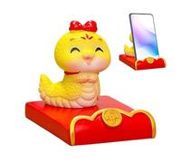 bnjlSDATwr Decorazioni, Supporto for Telefono Decorazione di Capodanno - Serpente Cinese, for in Resina a Forma Serpente Portafortuna, Statuina for Auto Carina, a, for a(B)