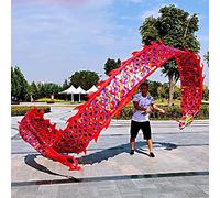 bnjlSDATwr Nastro for Danza del Drago - for, Ginnastica Shaking Poi Practice con Borsa da Viaggio, Set di Nastri scorrevoli for Il Cortile(6 M/19.6ft Long)