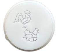 BNN - Advance/Series 7000 - Gallo e gallina spessore 1 mm - Disco per pasta compatibile con Philips Pasta Maker Avance/Serie 7000