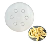 BNN - Avance/Serie 7000 - Maccheroni Rigate 8mm spessore 1mm-1.2mm.AMMACR08 - Trafila per pasta compatibile con Philips Pasta Maker Avance & Serie 7000