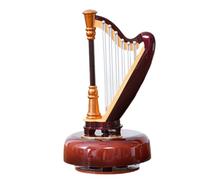 Bnnlqpsttg Carillon rotante in stile letterario e , decorazione da ufficio, regalo di compleanno per la musica e l'arpa
