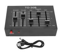 Bnnlqpsttg Equalizzatore a 3 bande EQ - Controllo del volume a basso rumore - Canali audio alto, medio, basso per giradischi in vinile, schede audio, chitarre