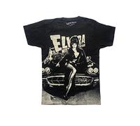 bnq Elvira - Maglietta unisex con scritta "Comic Mobile", motivo gotico Mistress of Dark, Nero , M